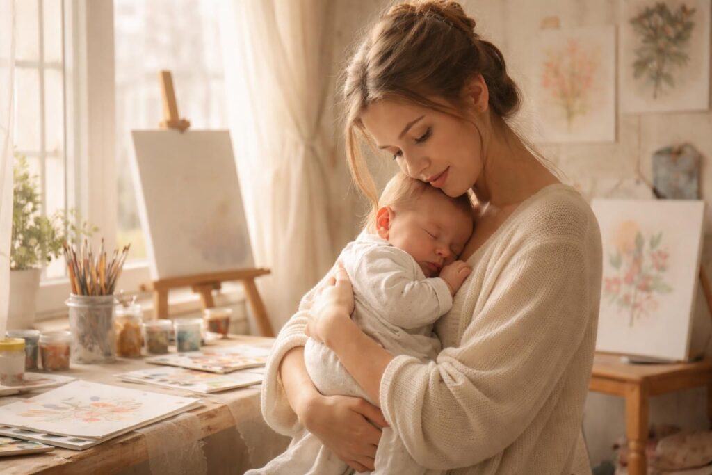 découvrez comment favoriser l'éveil artistique de votre enfant dès la maternité grâce à des activités créatives et sensorielles adaptées.