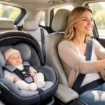 assurez un transport sécurisé dès la maternité pour vos trajets en voiture, garantissant confort et sécurité pour votre nouveau-né.