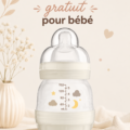 Biberon anti-colique MAM, essentiel pour le confort du bébé.
