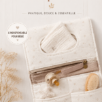 Pochette à langer stylée et pratique pour les parents modernes.