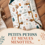 Image de petits petons accueillants sur un tapis douillet