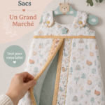 Sac de puériculture pratique avec poche pour bébé