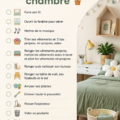 Chambre bien rangée avec des accessoires de décoration