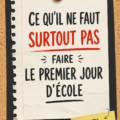 Enfant heureux préparant son sac pour le premier jour d'école