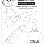 Fiches d'activités pour la rentrée des classes en maternelle avec des illustrations colorées.