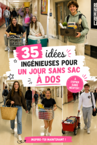 Activités amusantes pour un jour sans sac à dos dans un parc