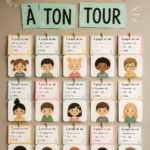 Un tableau d'affichage coloré pour la rentrée scolaire avec des idées créatives