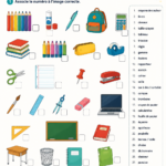 Matériel scolaire interactif en classe, avec élèves utilisant des tablettes et un tableau blanc interactif.