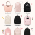 Sélection de sacs pour l'école tendance pour la rentrée 2023.