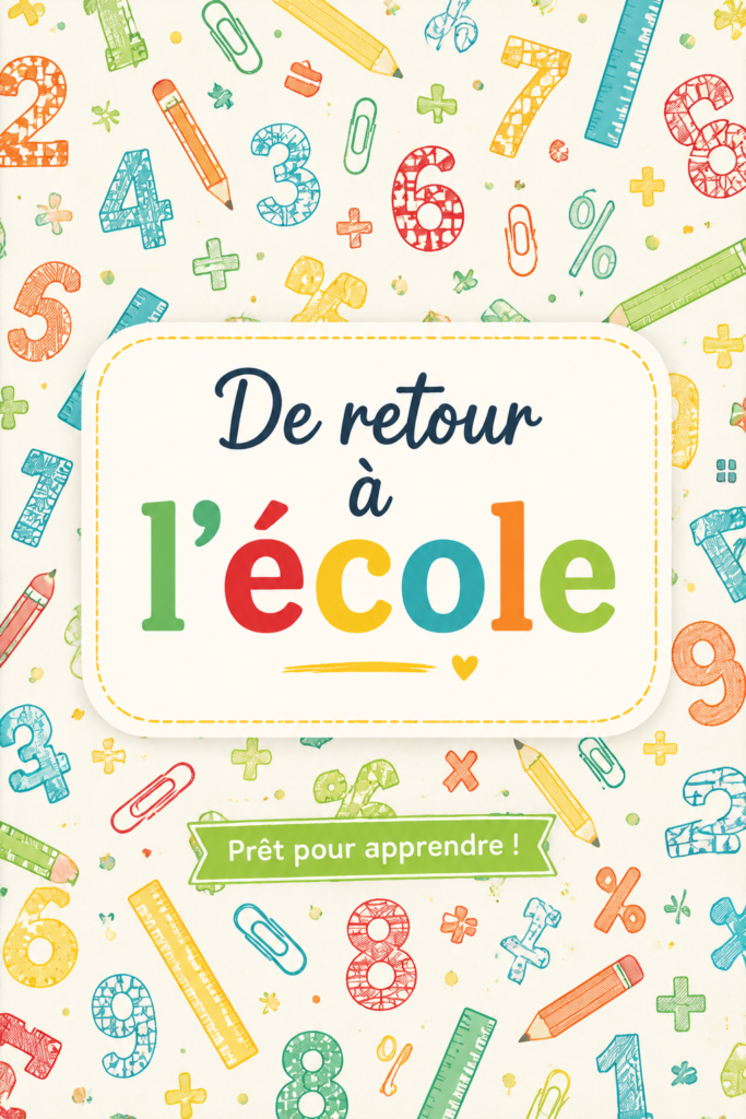 Tissus colorés et originaux pour le retour à l'école