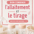 Mère utilisant un tire-lait tout en allaitant son bébé