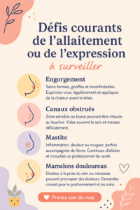 Maman allaitant son bébé, montrant les défis de l'allaitement.