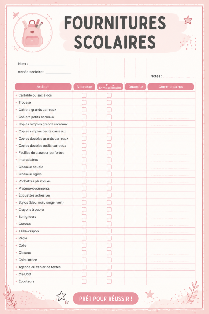 Guide sur la gestion de la scolarité des enfants, incluant astuces et conseils