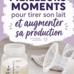Mère tirant son lait à l'aide d'un tire-lait dans un environnement calme.