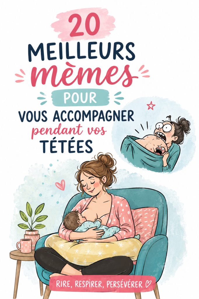 Mème humoristique sur l'allaitement