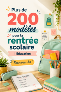Modèles Canva variés pour la rentrée scolaire