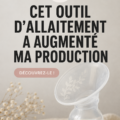 Mamans utilisant un accessoire d'allaitement pour augmenter la lactation.