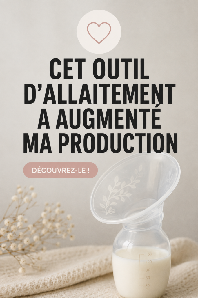 Mamans utilisant un accessoire d'allaitement pour augmenter la lactation.