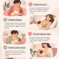Une maman allaitant son bébé dans une position confortable