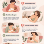 Une maman allaitant son bébé dans une position confortable