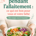 Régime alimentaire pour mamans allaitantes avec des aliments sains