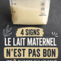 Image d'une mère allaitant son bébé, illustrant le lien et la préoccupation autour du lait maternel.