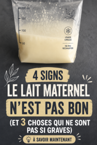 Image d'une mère allaitant son bébé, illustrant le lien et la préoccupation autour du lait maternel.
