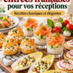 Plateau d'apéritifs français avec verrines et tartines
