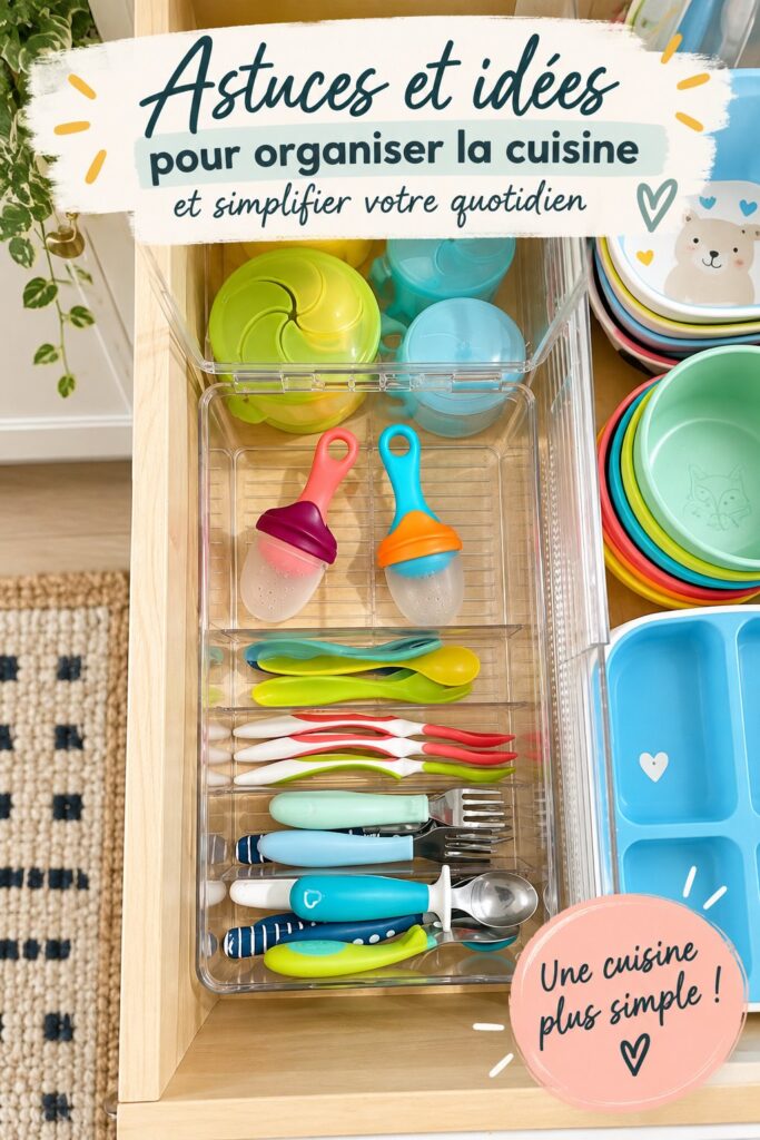 Cuisine moderne avec des solutions de rangement pratique et esthétique.