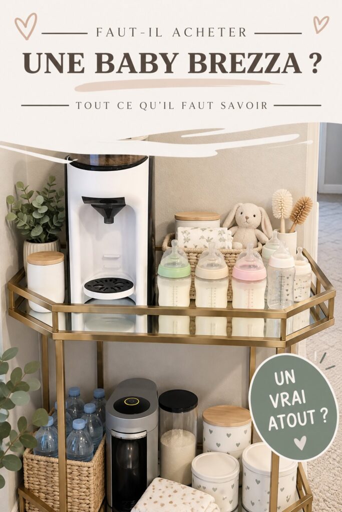 Image d'un Baby Brezza utilisé pour préparer des repas pour bébés.