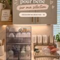 Sélection d'articles de maternité pour un nouveau-né