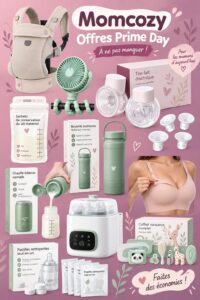 Produits Momcozy en promo pour la rentrée scolaire.