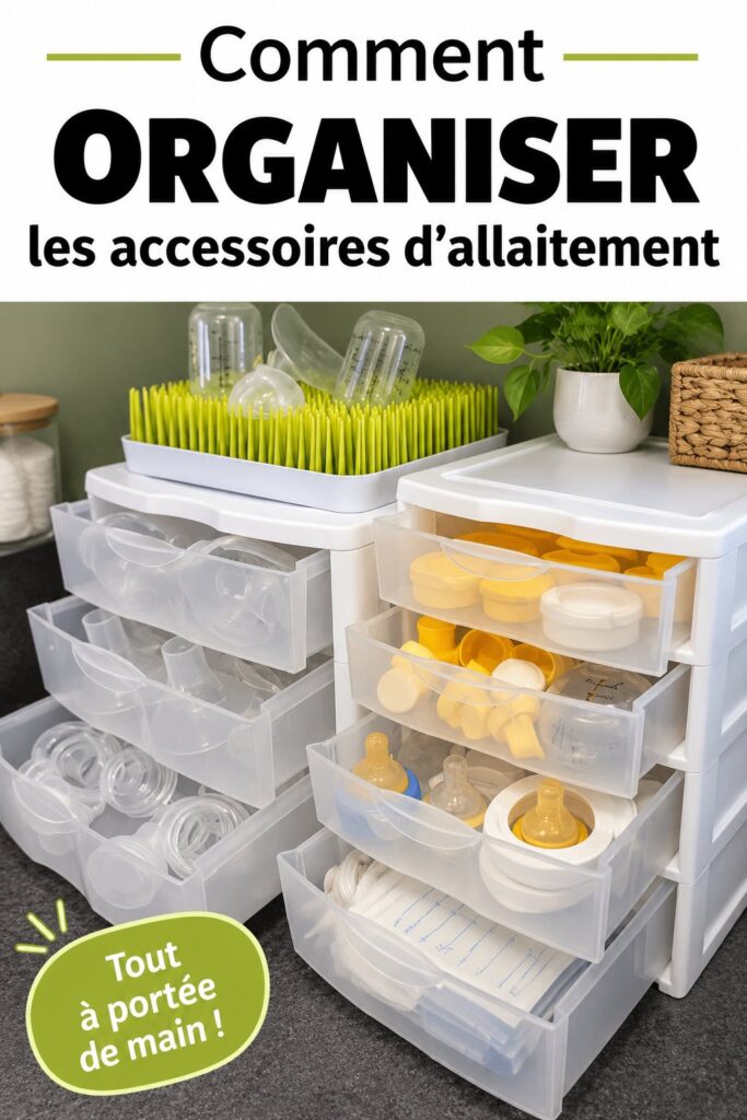 Un espace d'allaitement bien organisé avec du matériel essentiel au parents.