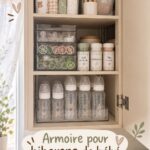 Cuisine bien organisée avec un espace consacré aux biberons.