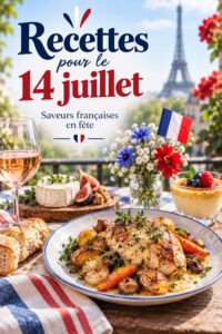 Un festin de plats traditionnels français pour la fête nationale