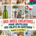 Image montrant des objets du quotidien réutilisés de manière créative dans une maison familiale.