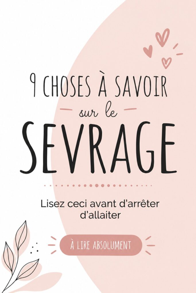 Une mère et son bébé se préparant pour le sevrage, un moment d'échange et de tendresse.