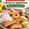 Assortiment de biscuits italiens faits maison sur une table familiale