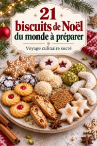 Assortiment de biscuits de Noël du monde entier