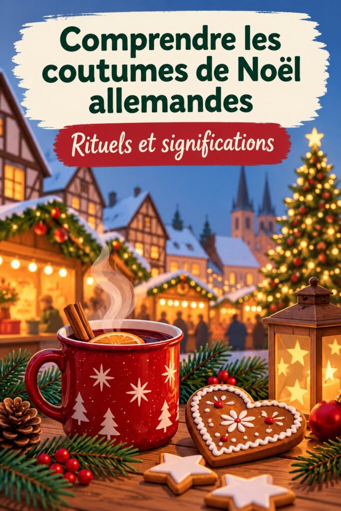 Un sapin de Noël décoré de manière traditionnelle allemande.