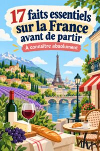 Image illustrant des éléments culturels iconiques de France, représentant la richesse de son patrimoine.