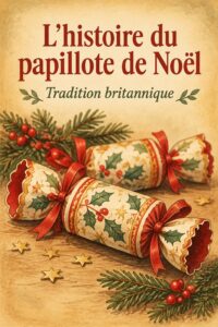 Une table de Noël décorée avec des crackers colorés