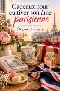 Sélection d'idées de cadeaux français inspirés de la culture et de la gastronomie.