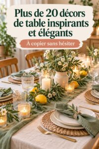 Mise en scène d'une table élégante pour un repas familial, décorée avec des fleurs et de la vaisselle raffinée.