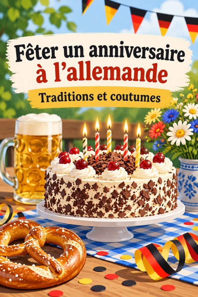 Une fête d'anniversaire familiale avec des ballons et un gâteau coloré