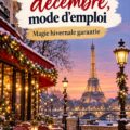 Vue illuminée de la Tour Eiffel à Paris en décembre, créant une ambiance féerique.