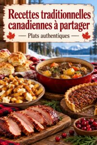 Recettes canadiennes savoureuses à découvrir en famille.
