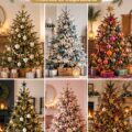 Un beau sapin de Noël décoré de manière originale, reflétant un style personnalisé.