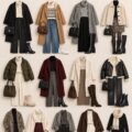 Des tenues d'hiver chic et intemporelles sur mannequins en studio.